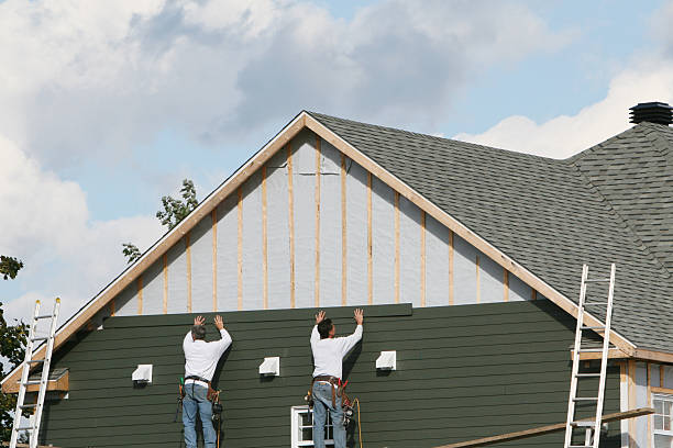 Professional Siding Contractor technician working in Knightdale, NC